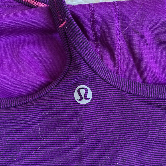 Purple stripped Lulu power y tank - Picture 3 of 3
